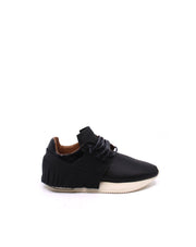 Esseutesse Black Leather Fringe Sneaker - Dear Lucy