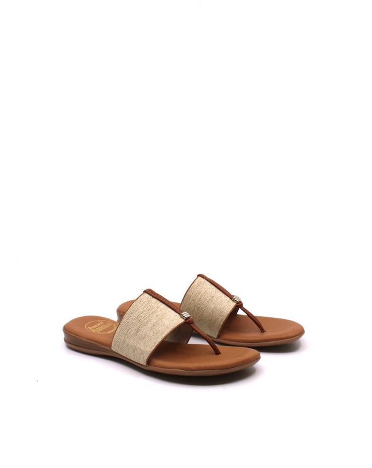 Andre Assous Nice Beige Linen - Dear Lucy