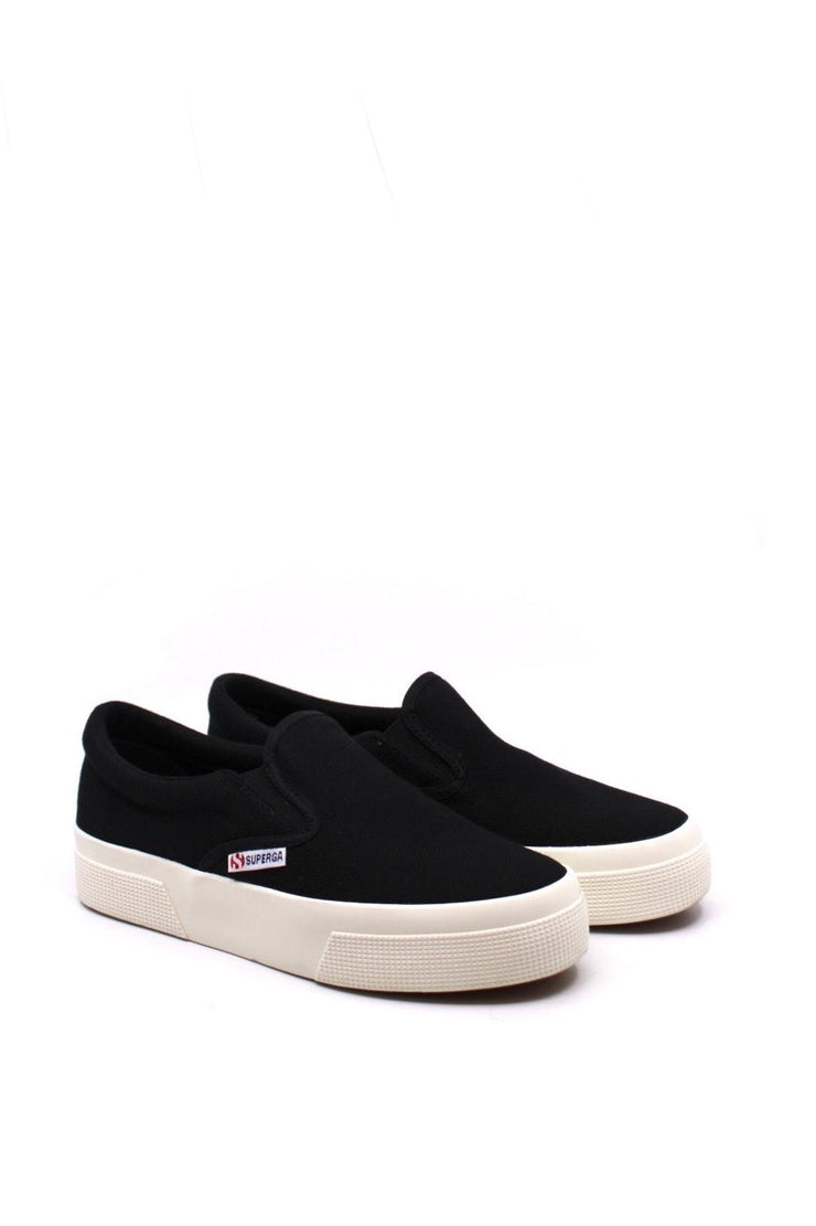 Superga 2740 Platform Slip On Black - Dear Lucy