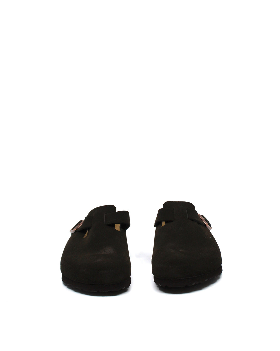 Birkenstock Boston Mocha Suede Soft Footbed Narrow - Dear Lucy