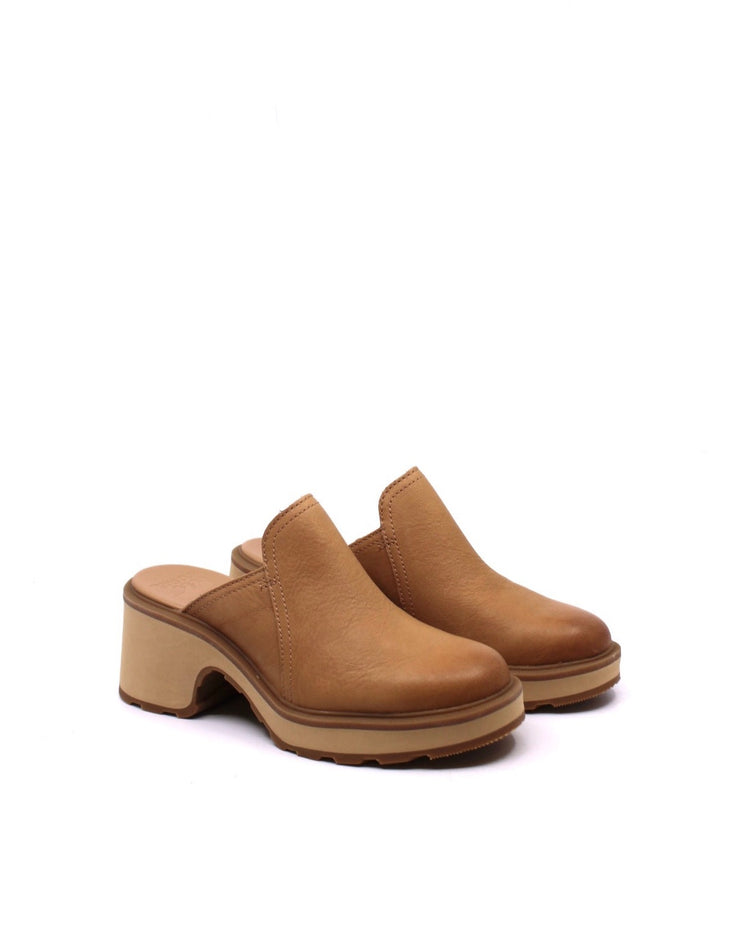 Sorel Hi-Line Heel Mule Tawny Buff/Canoe - Dear Lucy