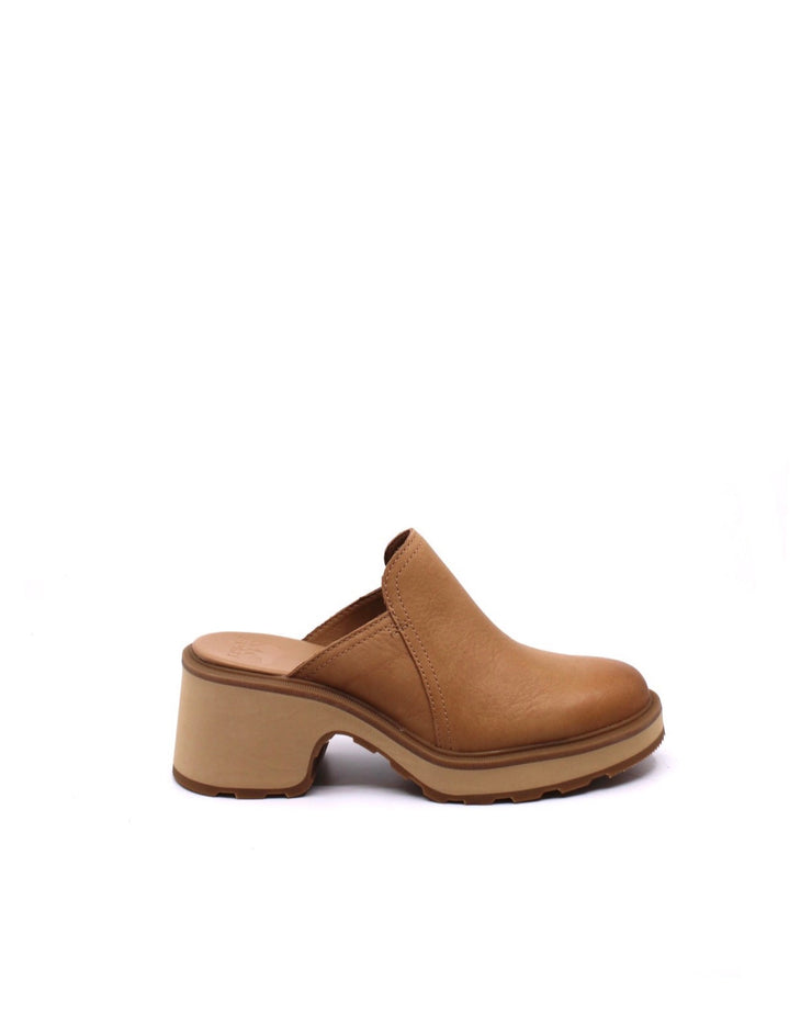 Sorel Hi-Line Heel Mule Tawny Buff/Canoe - Dear Lucy