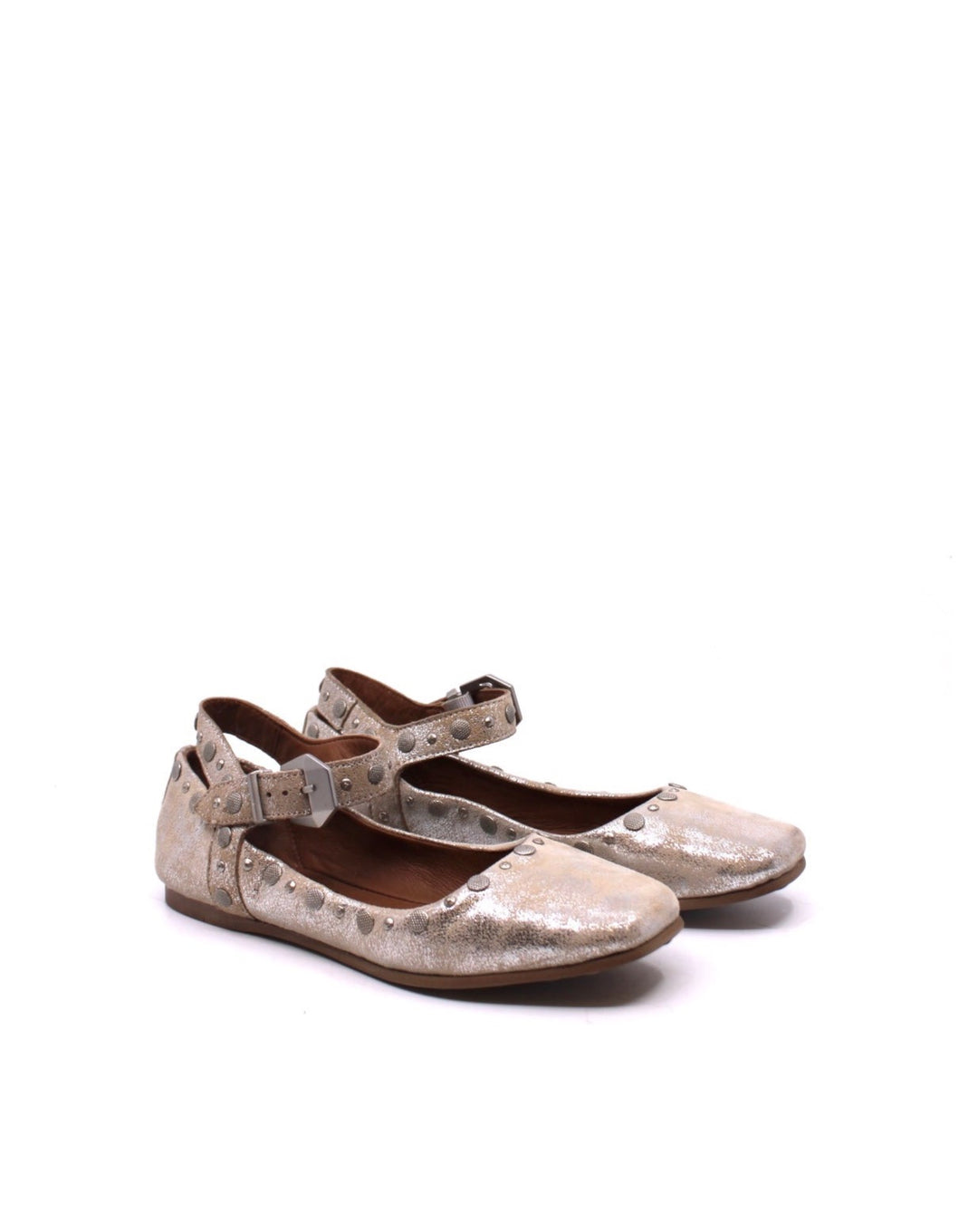 Free People Mystic Mary Jane Flat Champagne - Dear Lucy