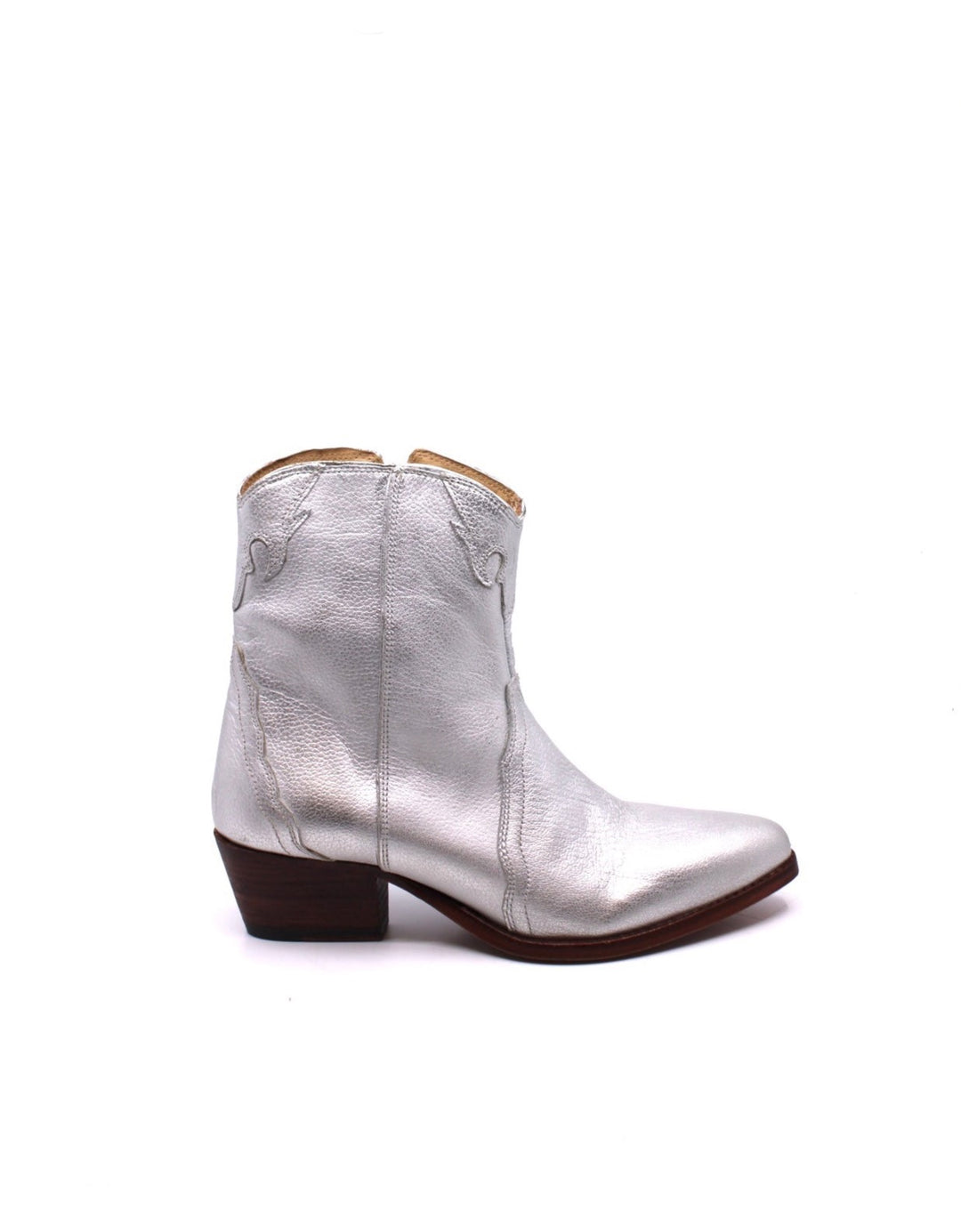 Free People New Frontier Western Boot Silver - Dear Lucy