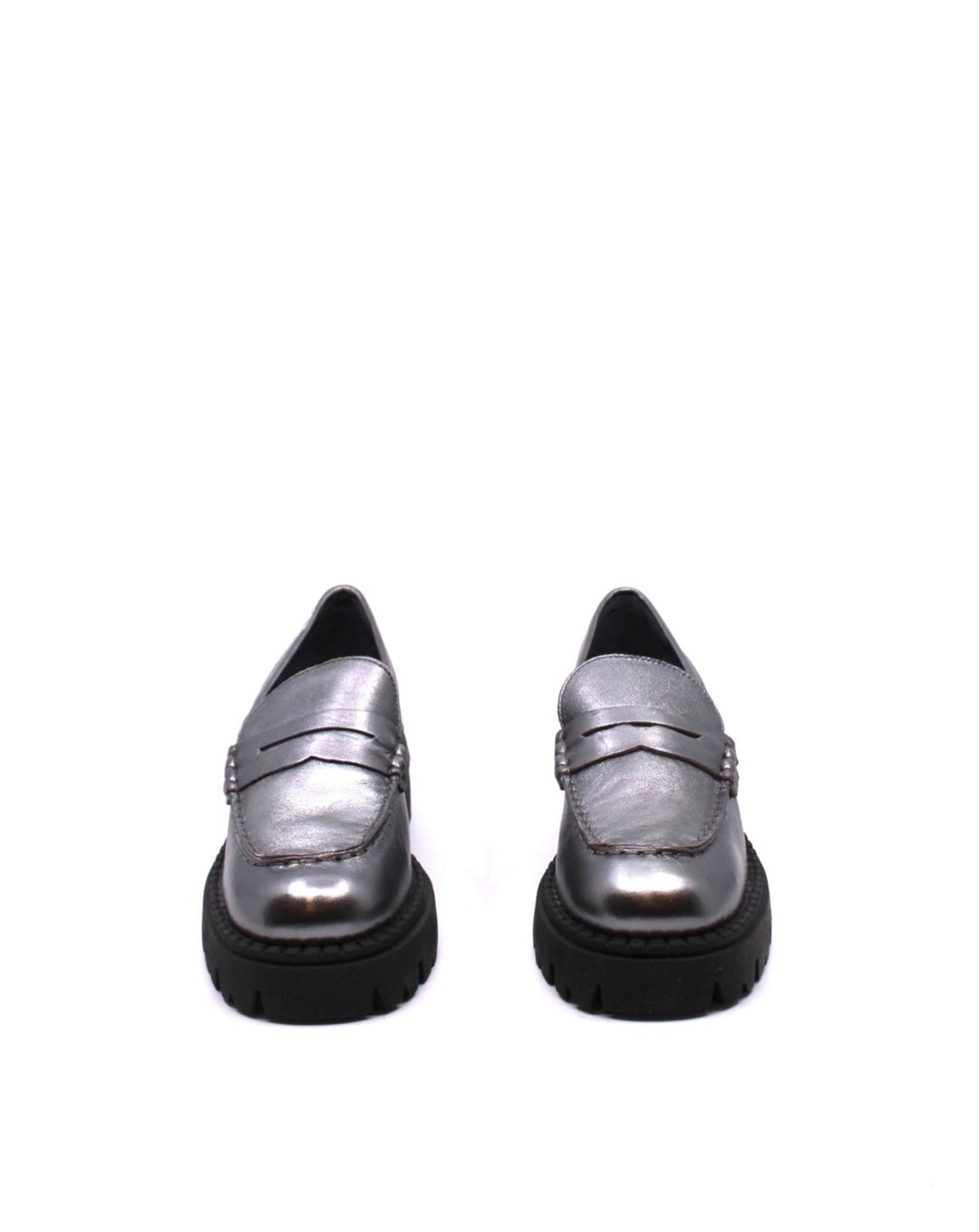 Free People Lyra Lug Sole Loafer Pewter - Dear Lucy