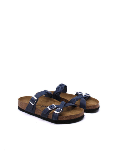 Birkenstock Franca Braid Navy - Dear Lucy