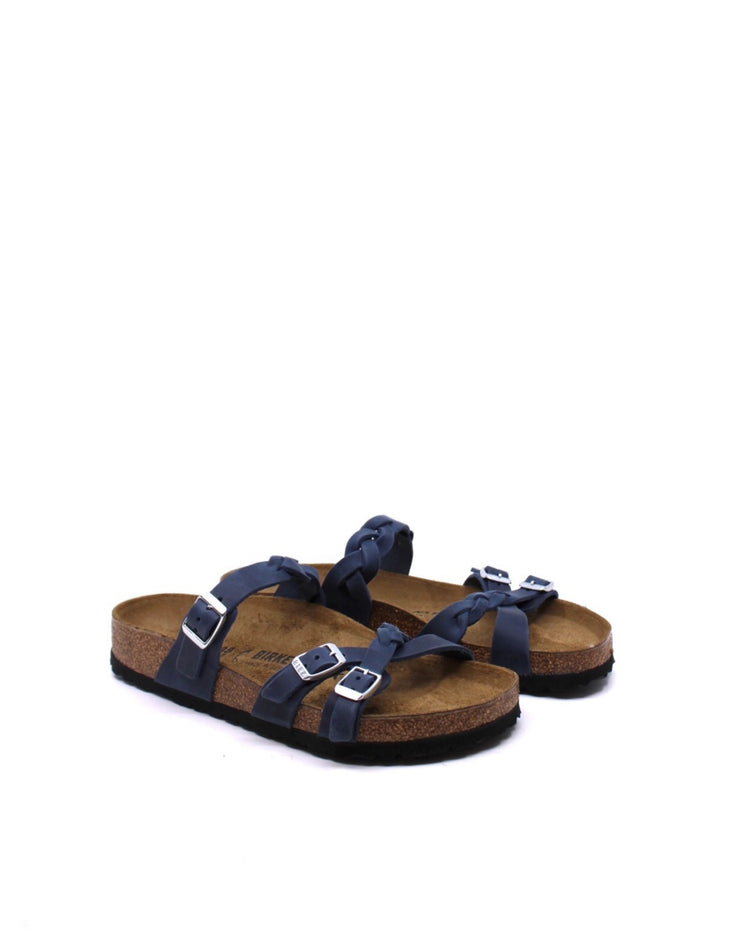 Birkenstock Franca Braid Navy - Dear Lucy
