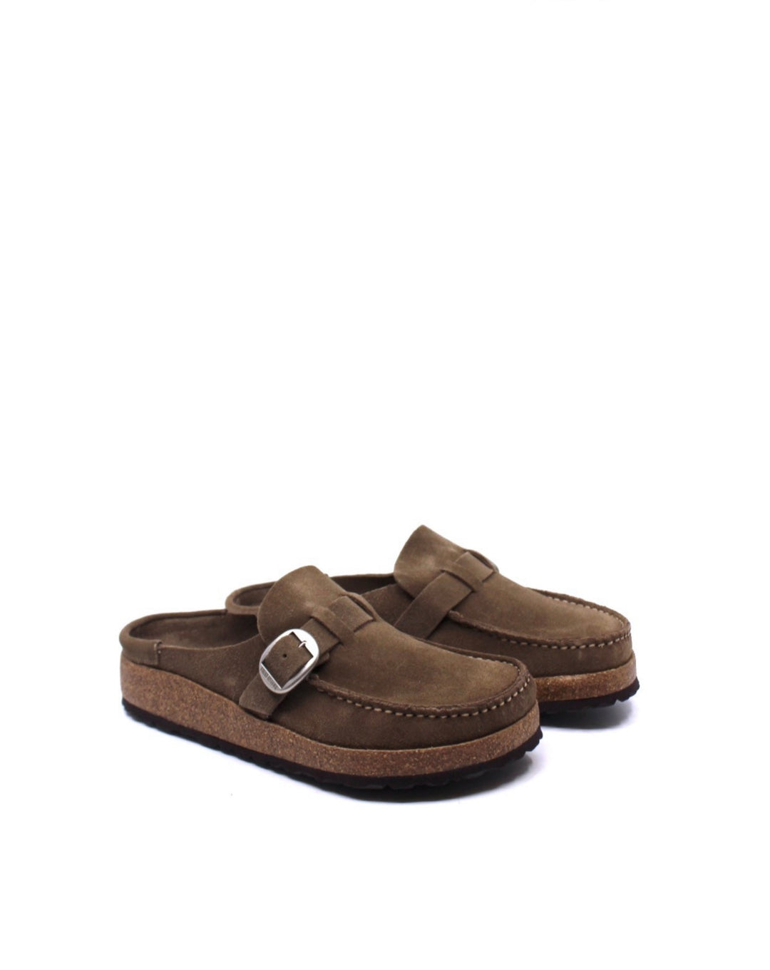 Birkenstock Buckley Gray Taupe - Dear Lucy