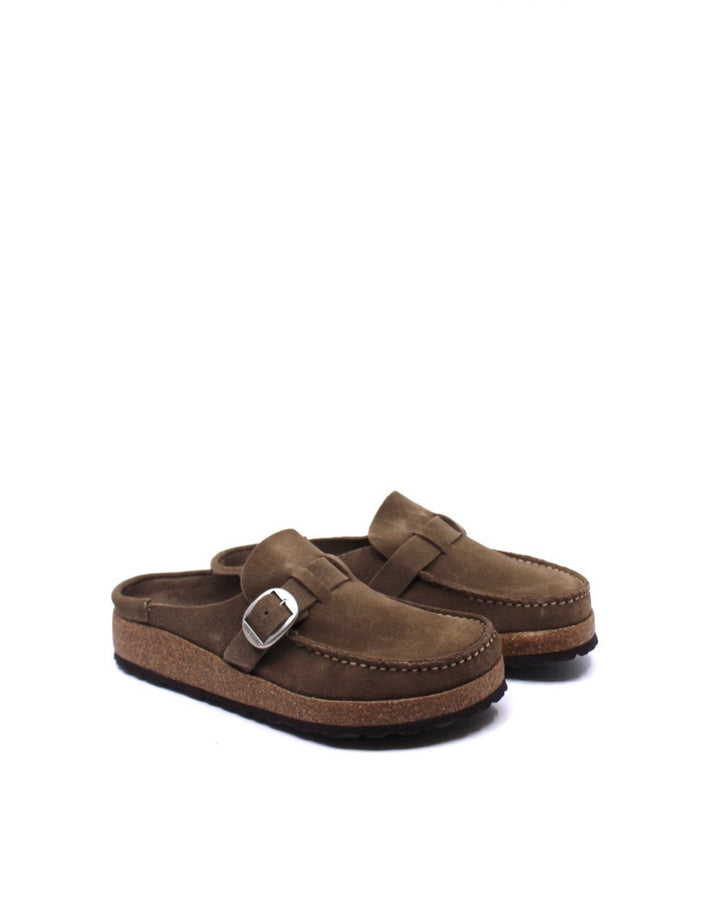 Birkenstock Buckley Gray Taupe - Dear Lucy