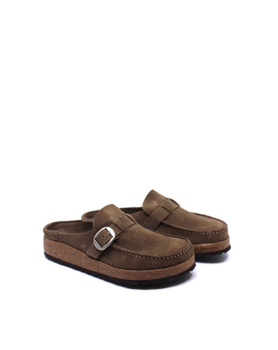 Birkenstock Buckley Gray Taupe - Dear Lucy