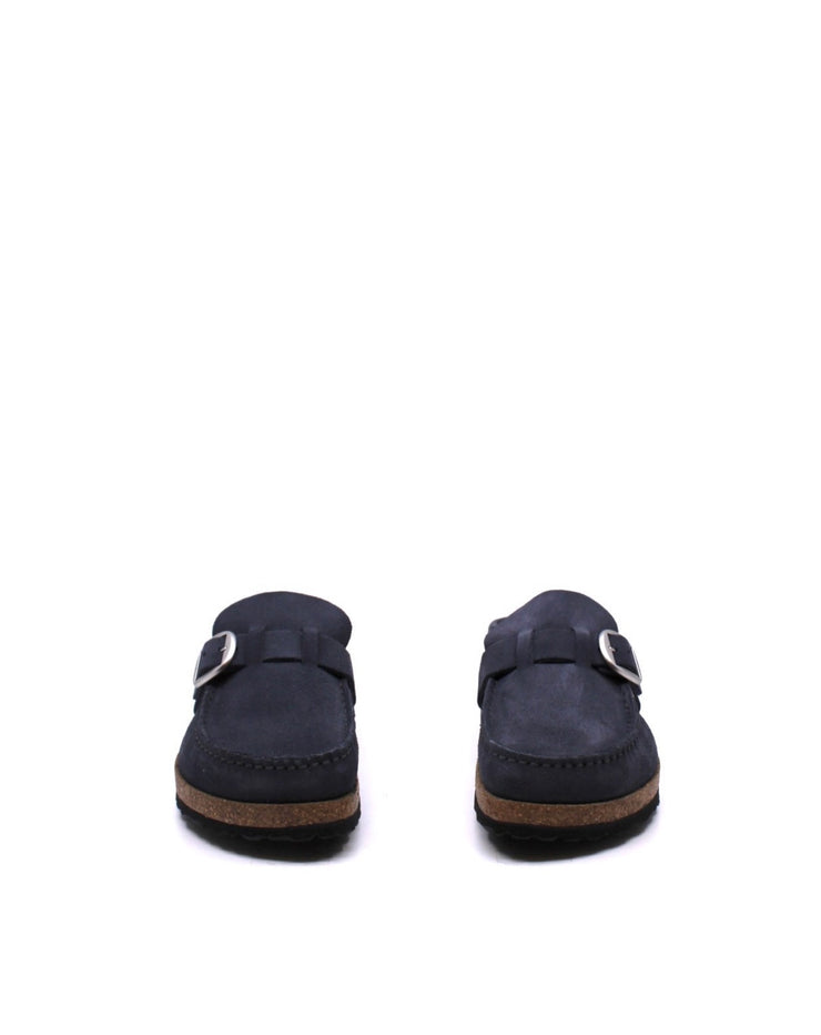 Birkenstock Buckley Navy Narrow - Dear Lucy