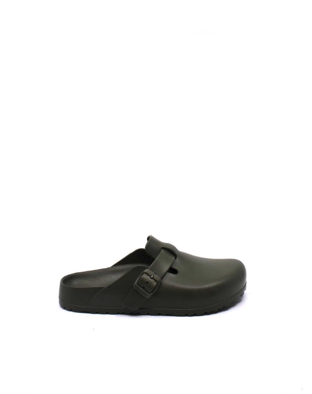 Birkenstock Boston EVA Khaki Narrow - Dear Lucy
