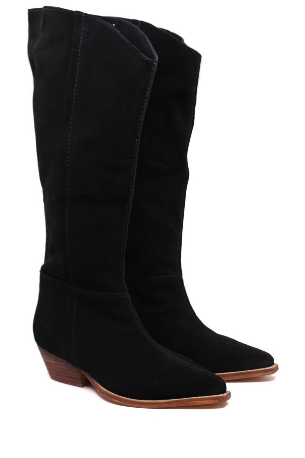 Free People Sway Low Slouch Boot Black - Dear Lucy