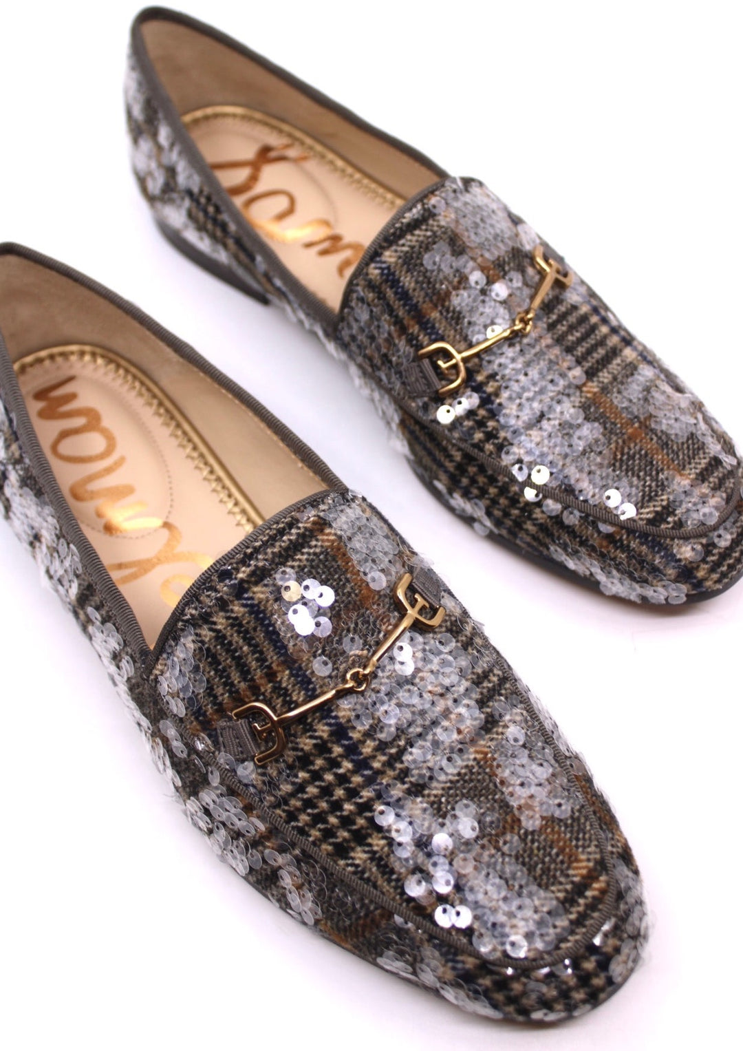 Sam Edelman Loraine Grey Multi Sequined Tweed - Dear Lucy