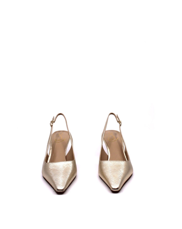 Sam Edelman Bianka Sling Gold Leaf - Dear Lucy