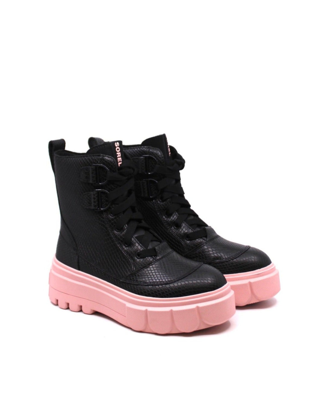 Sorel Caribou X Boot Lace Black/Vintage Pink - Dear Lucy