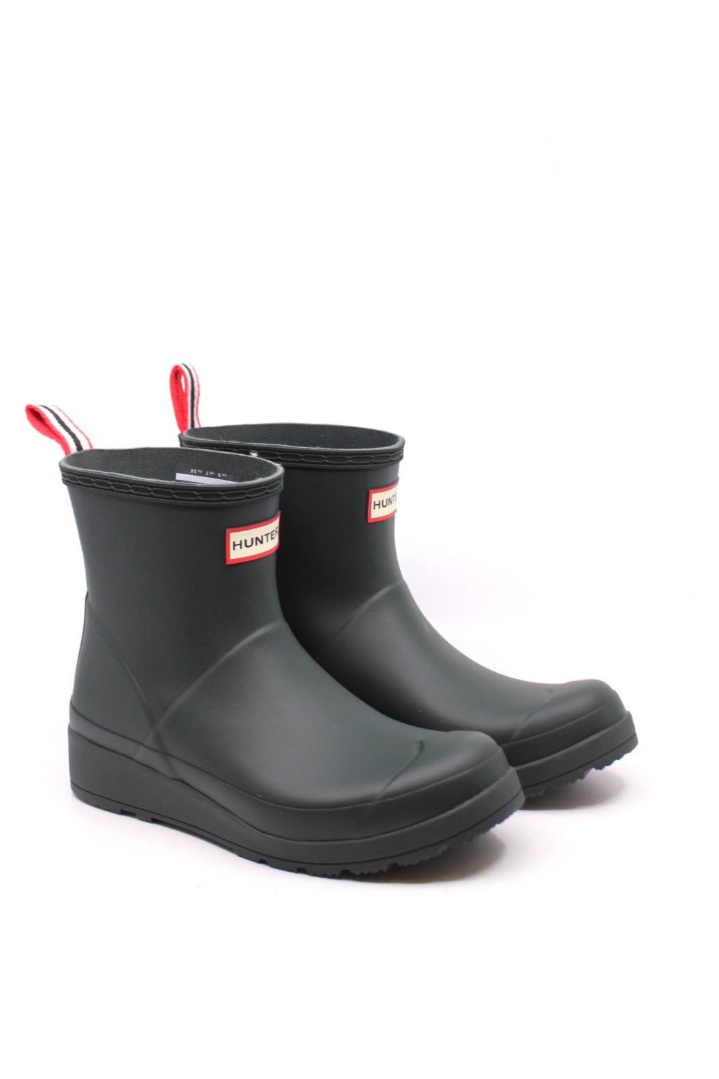 hunter rain boots short matte black