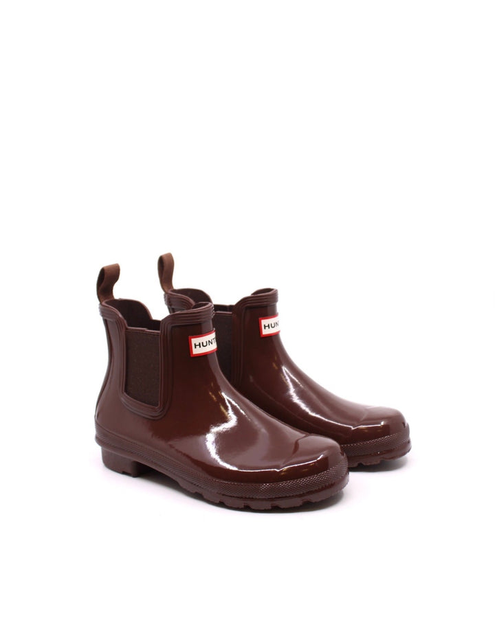 Hunter Original Chelsea Gloss Brown Bolt - Dear Lucy