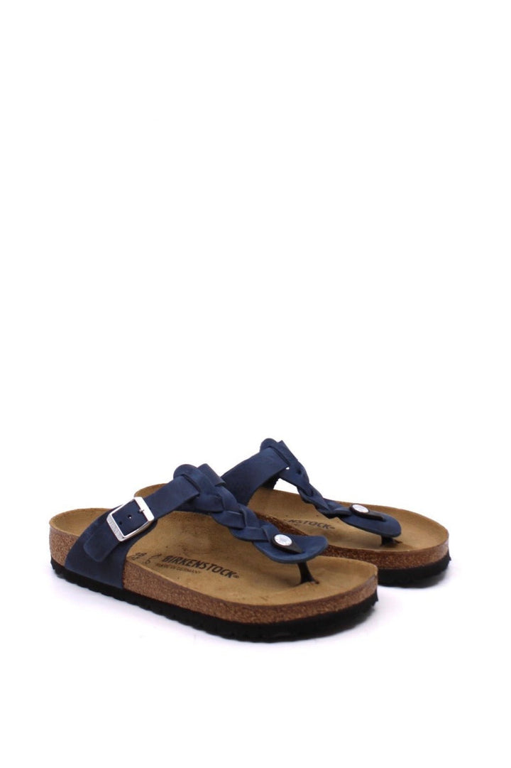 Birkenstock Gizeh Braid Navy - Dear Lucy