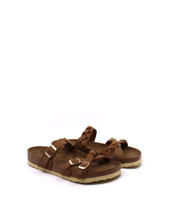 Birkenstock Franca Braid Cognac - Dear Lucy