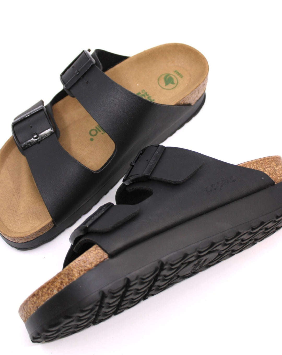 Papillio by Birkenstock Arizona Flex Platform Vegan Black Narrow - Dear Lucy