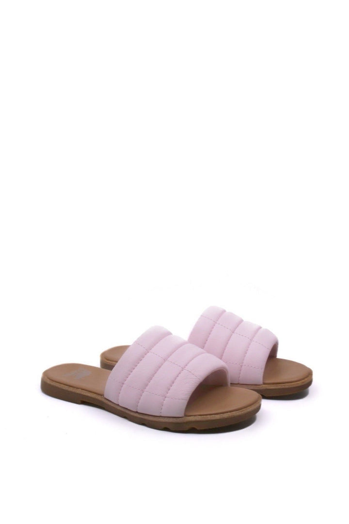 Sorel Ella III Slide Whitened Pink/Gum - Dear Lucy