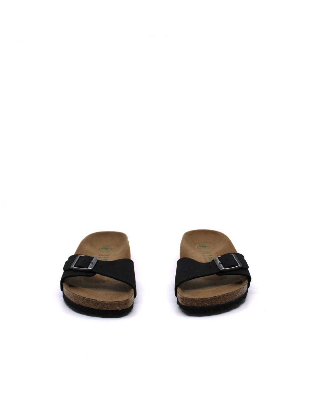 Birkenstock Madrid Vegan Black Narrow - Dear Lucy