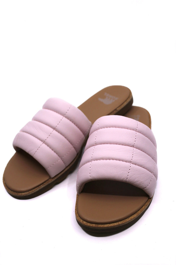 Sorel Ella III Slide Whitened Pink/Gum - Dear Lucy