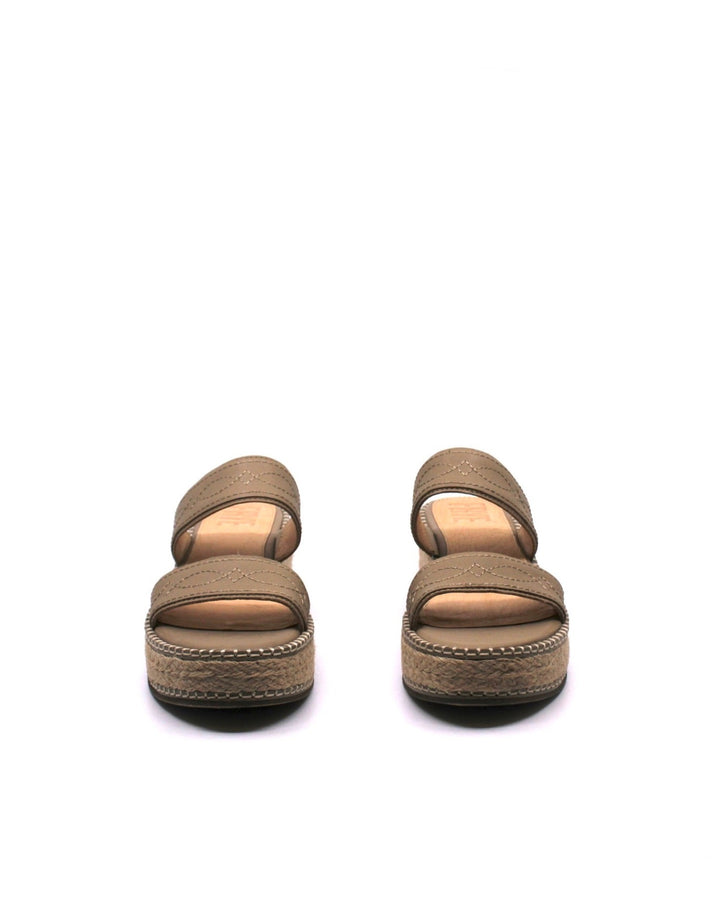 Frye Joy Woodstock 2 Band Platform Slide Clay - Dear Lucy