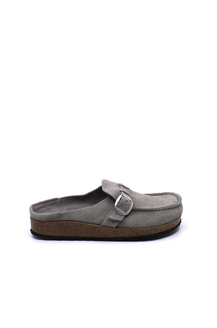 Birkenstock Buckley Corduroy Stone Coin Narrow - Dear Lucy