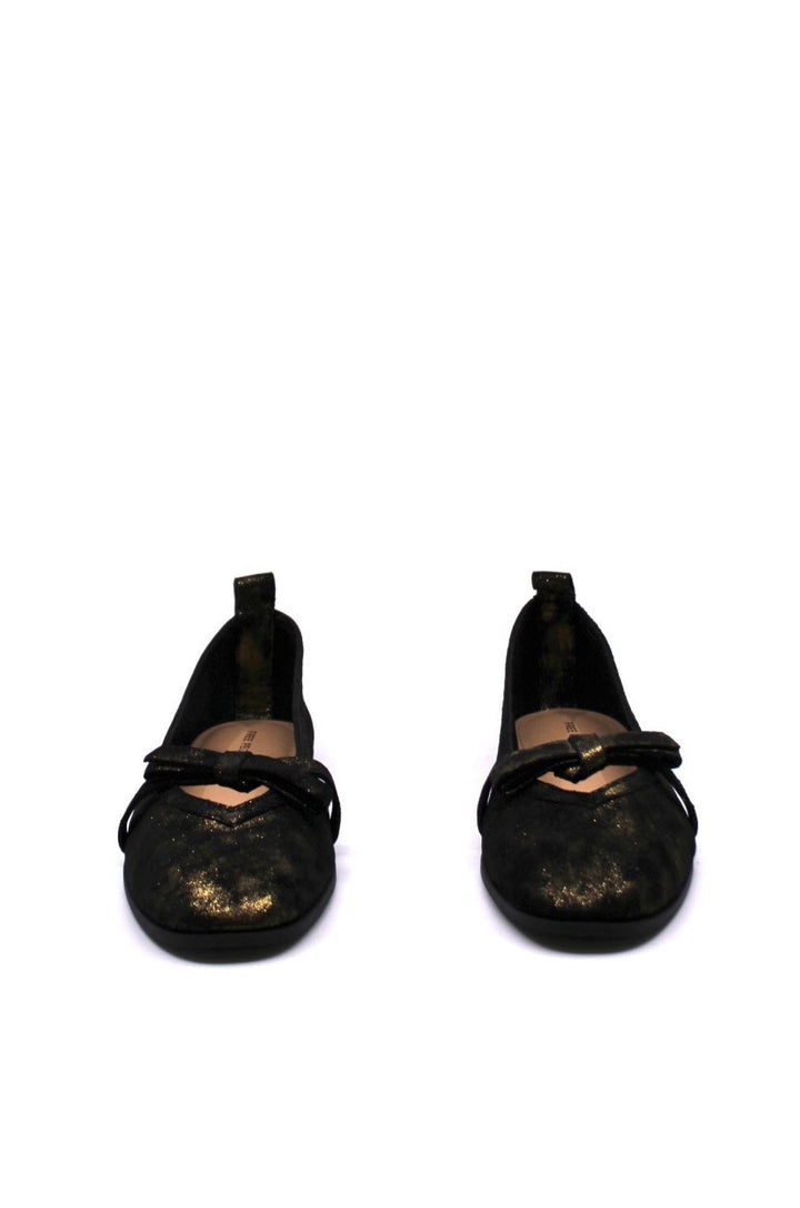 Free People Mania Bow Flat Bronze Age Metallic - Dear Lucy