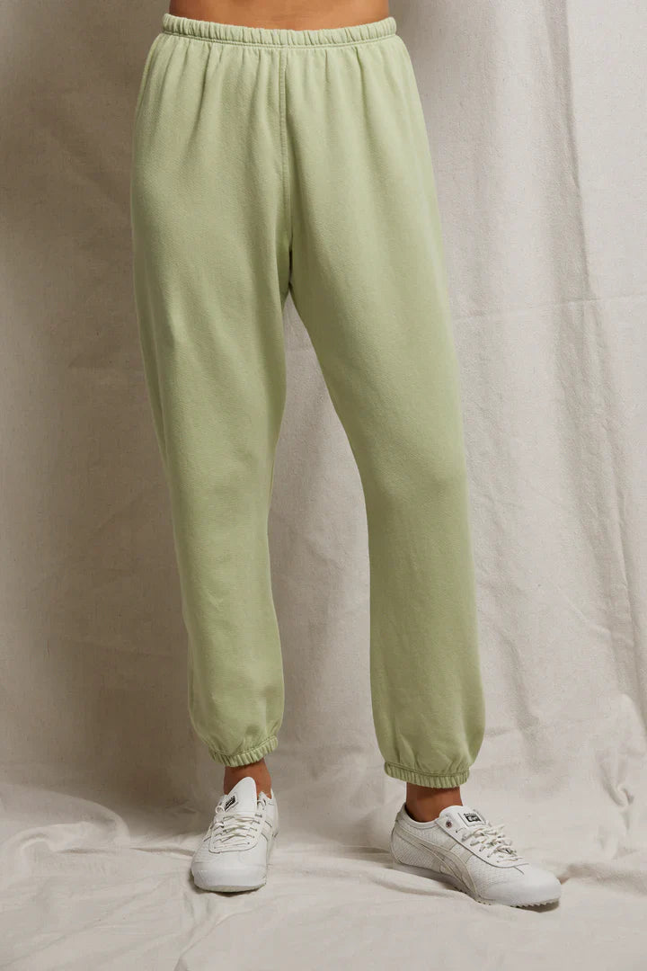 Perfectwhitetee Johnny Sweatpant in Pistachio - Dear Lucy