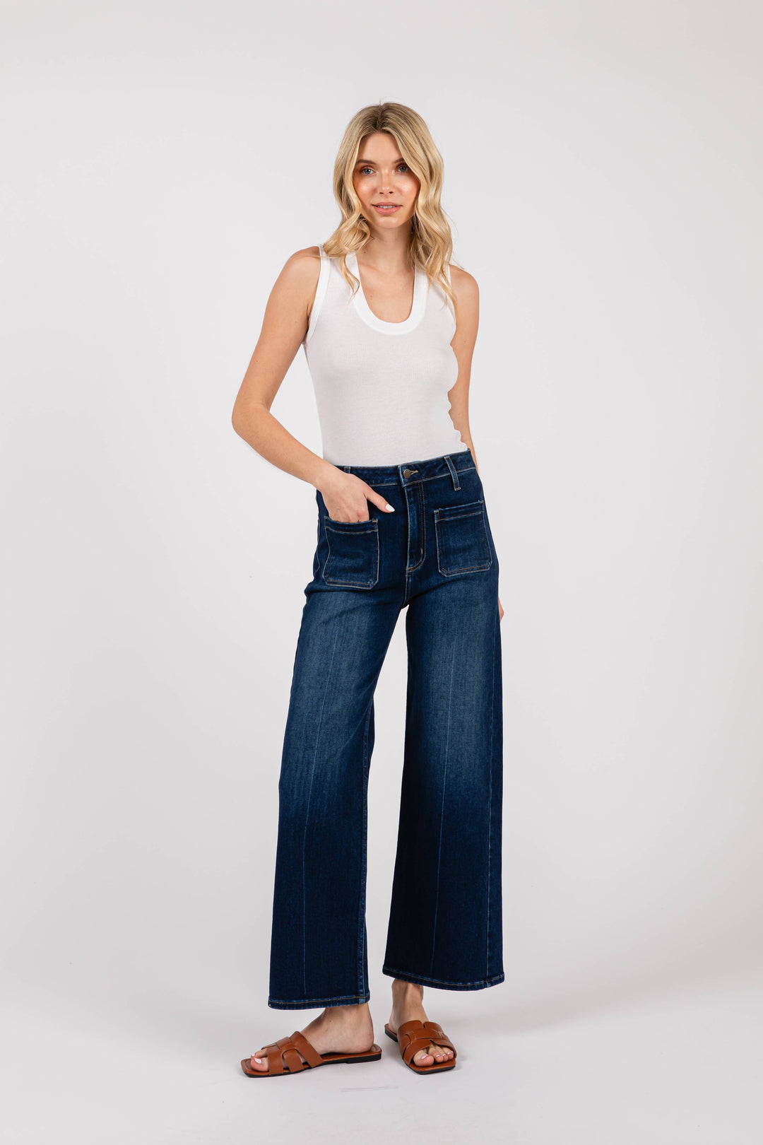 Letter to Juliet Dark Sailor Front Patch Pocket Jean - Dear Lucy