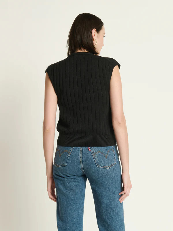Nation LTD Morganna Sweater Vest – Black - Dear Lucy