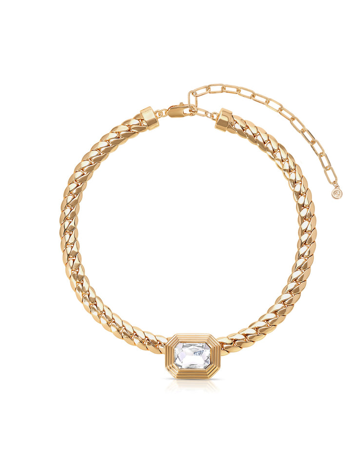 Emerald Deco Necklace - Dear Lucy