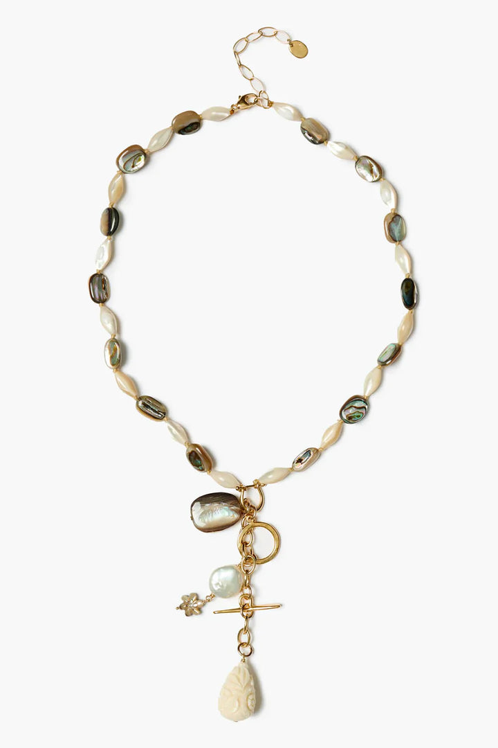 Chan Luu Alexandria Necklace Abalone Mix
