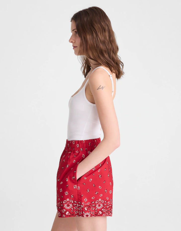 Madewell Pull-On Shorts in Poplin