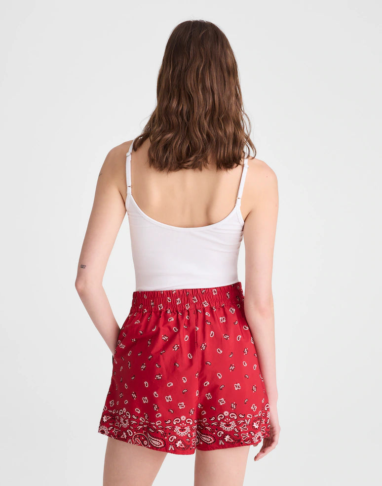 Madewell Pull-On Shorts in Poplin
