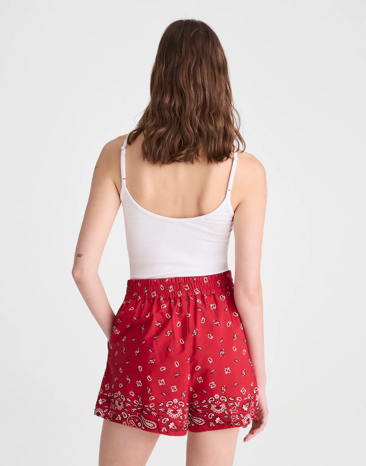 Madewell Pull-On Shorts in Poplin