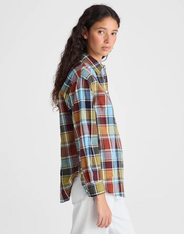Madewell The Easy Shirt in Madras Plaid