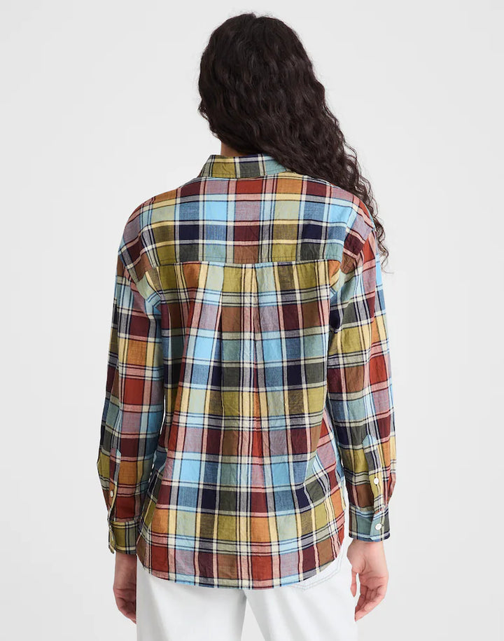 Madewell The Easy Shirt in Madras Plaid