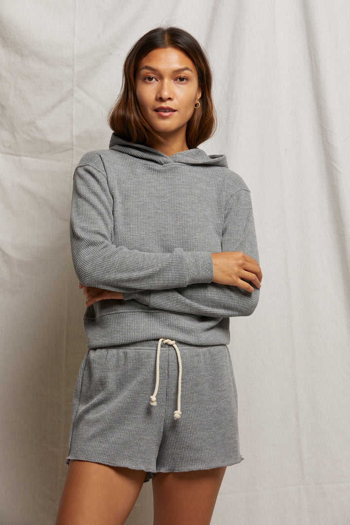 Perfectwhitetee Azalia Waffle Hoodie - Dear Lucy