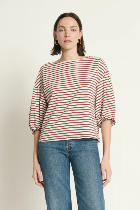 Nation LTD Sandra Top – Sable Stripe