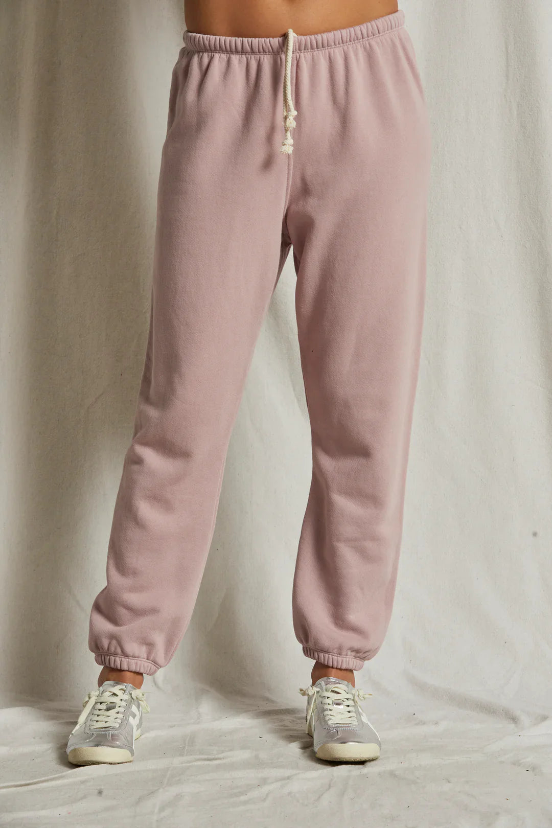 perfectwhitetee Stevie Sweatpant in Mauve - Dear Lucy
