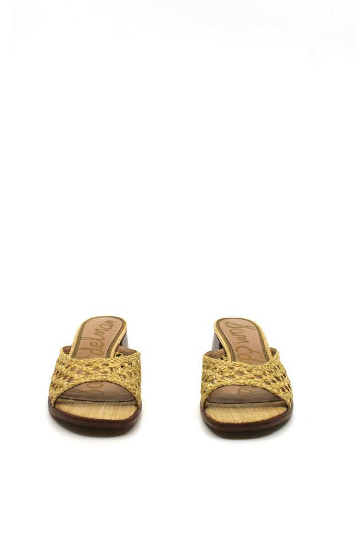 raffia open toe woven sandals with wood block heel