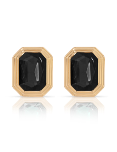 Emerald Deco Earrings - Dear Lucy