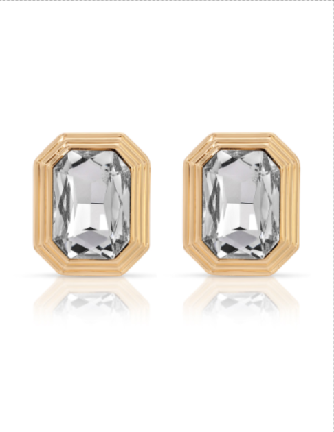 Emerald Deco Earrings - Dear Lucy