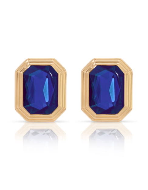 Emerald Deco Earrings - Dear Lucy