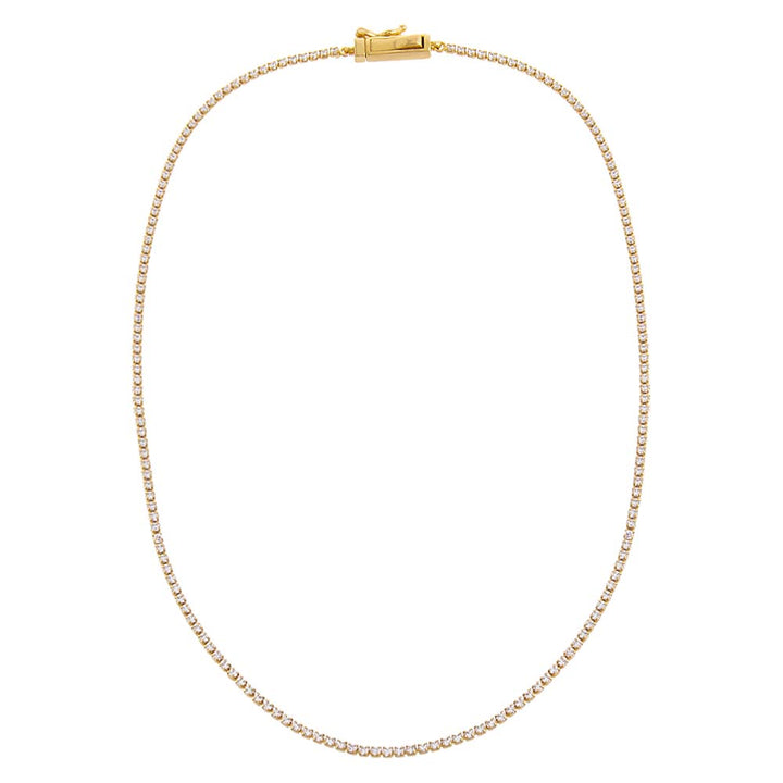 Classic Thin Tennis Necklace - Dear Lucy