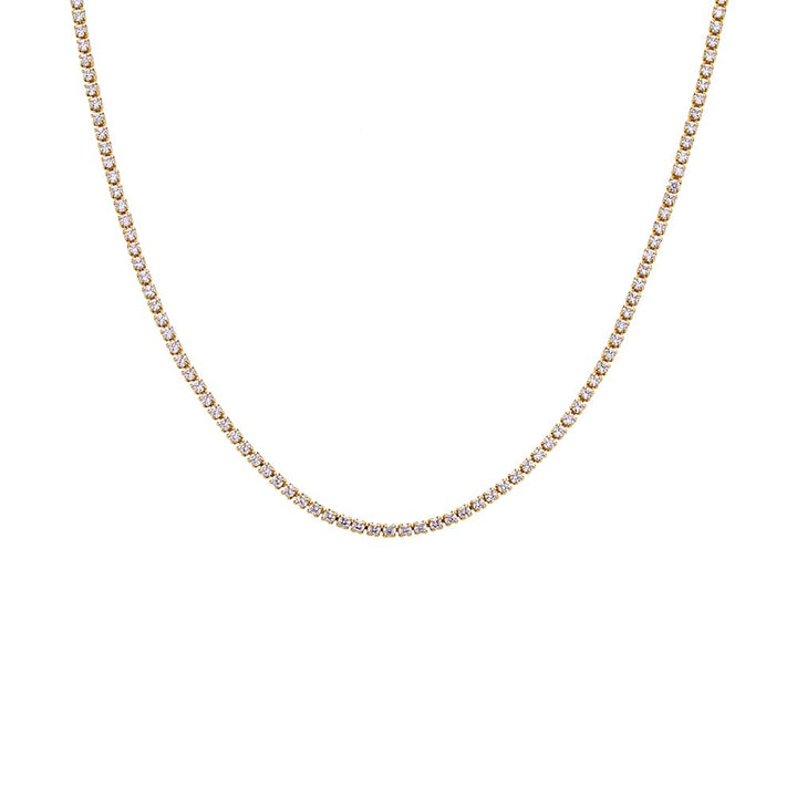 Classic Thin Tennis Necklace - Dear Lucy